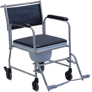 Утвержденное CE/ISO горячее сбывание дешевое медицинское кресло-коляска Commode из нержавеющей стали (MT05030062)