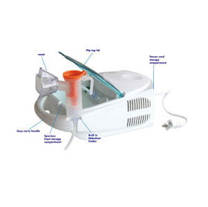 Утвержденный CE/ISO горячий портативный медицинский электрический бесшумный распылитель компрессора (MT05116103)