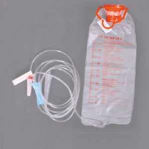 Утвержденный CE/ISO одноразовый мешок для медицинского энтерального питания, комплект насоса (MT58032511)