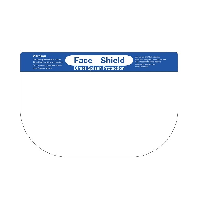 Антистатический лицевой щиток для защиты от прямых брызг без латекса (MT59503301)