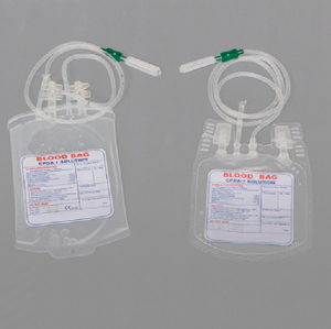 CPDA-1, одобренный CE/ISO, двойной мешок для крови, 250 мл, выдувной экструдированный пакет для крови (MT58071003)